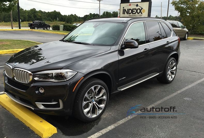Praguri laterale BMW X5 F15 (2013+) - trepte aluminiu