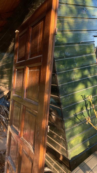 Ușă din stejar folosită