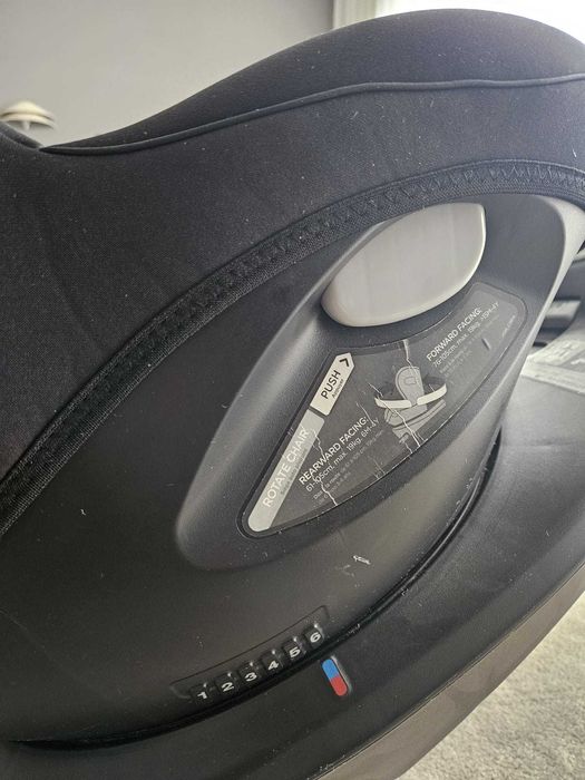 Scaun auto pentru copii Joie i-Spin 360° E Coal, 61 cm-105 cm