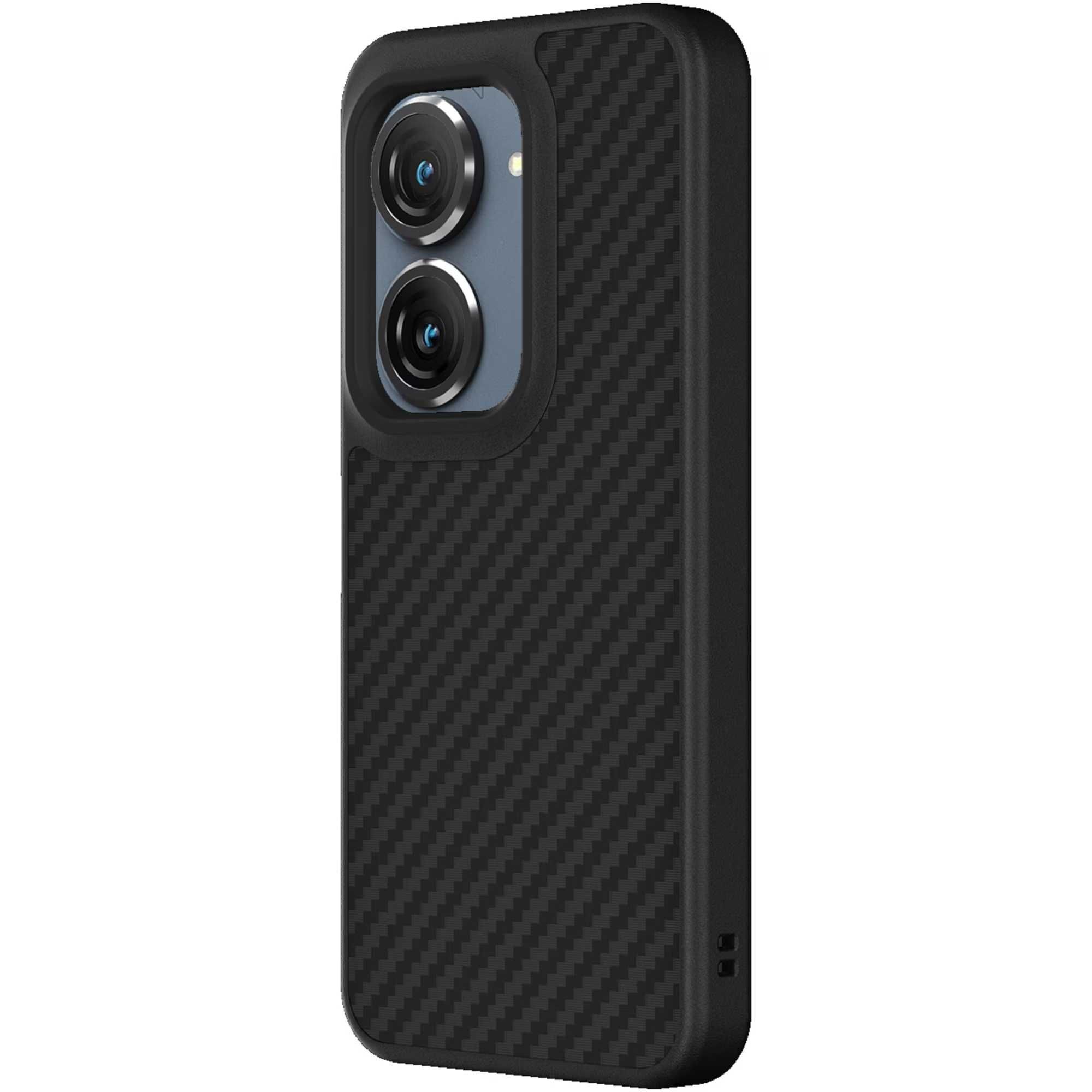 Husa RhinoShield SolidSuit ASUS Zenfone 9, Carbon Fiber/Black