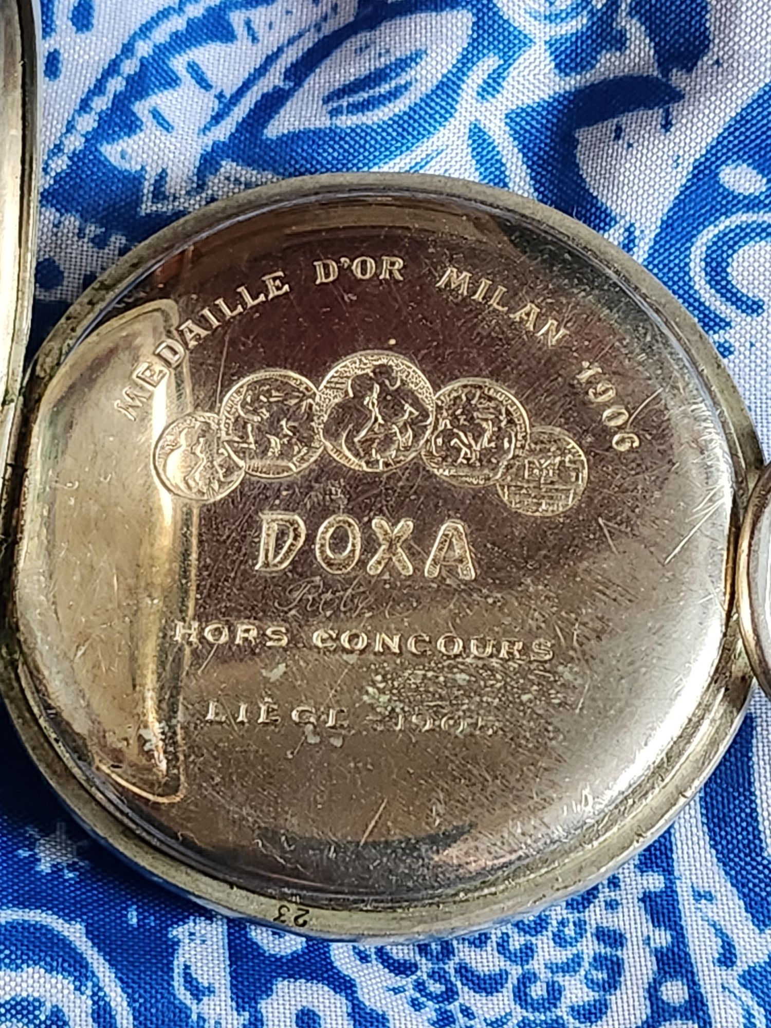 Doxa-Medaille D'or Milan 1906.