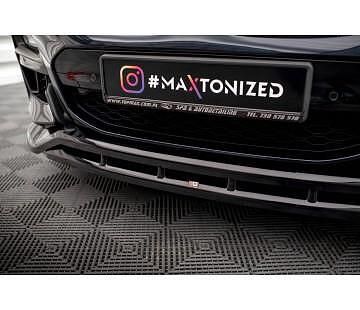 Спойлер за предна броня maxton design за bmw x4 g02 m-pack (2018-)