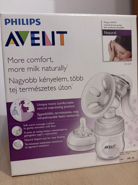 Pompa noua de san Philips Avent manuala