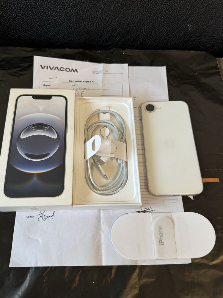 128GB iPhone 16e Гаранция от Vivacom до 2027 Black