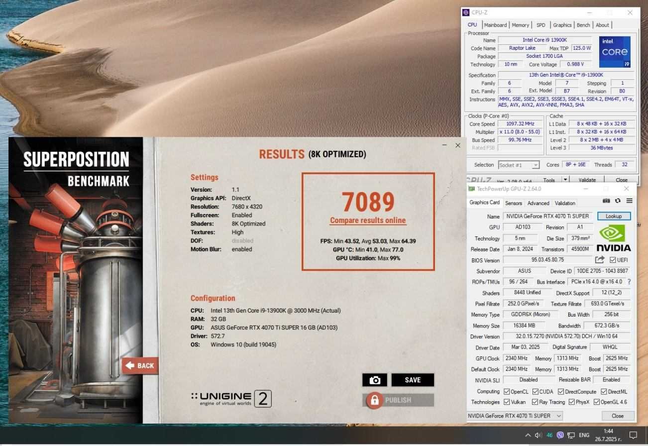 Asus Dual RTX 4070Ti Super 16GB видео карта