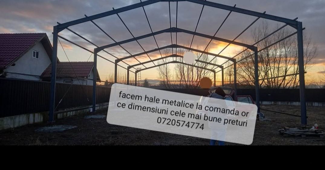 hala metalica 10 m cu 30 m cu 4 m 8 m cu 15 m cu 3