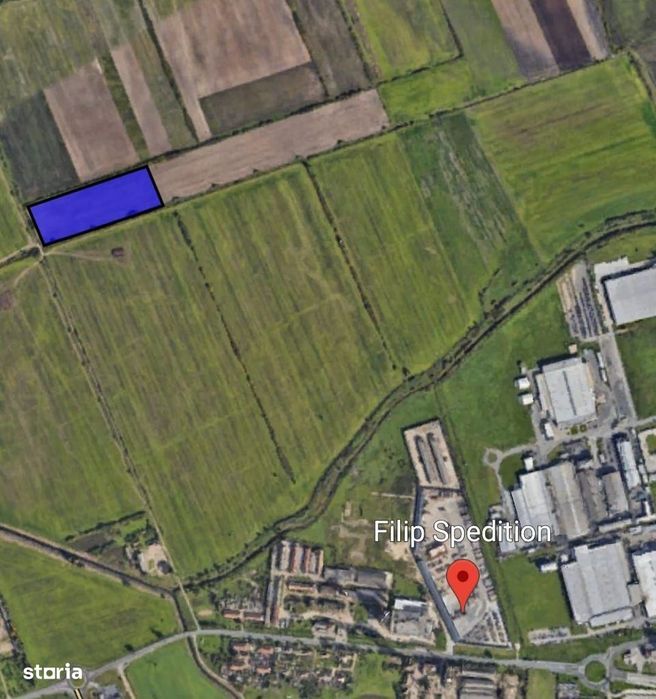 Teren extravilan, 2.46 hectare, aproape de zona industriala