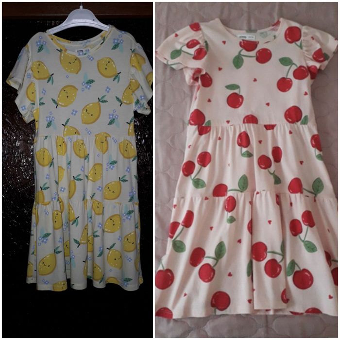 Rochii fete 7 ani - set 2 bucăți