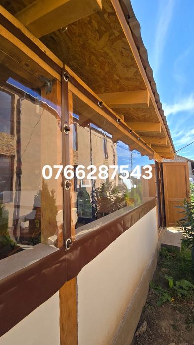 Închideri terase cu folie transparenta