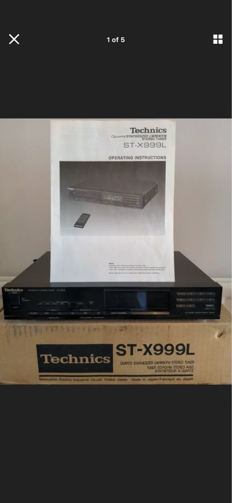 Tuner Technics de colectie . ST-X999L Ca nou ! In cutie !