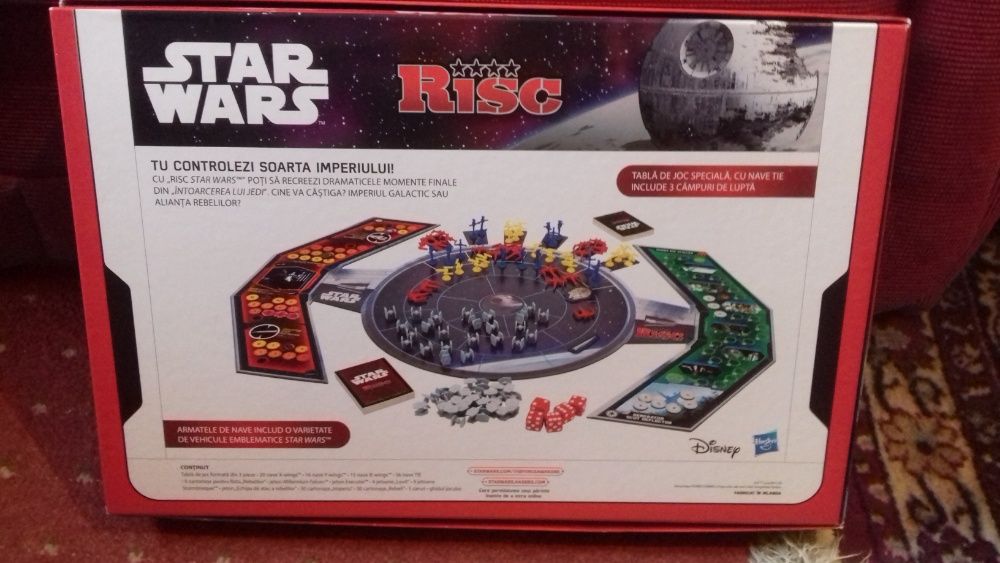 Vand tabla de joc Star Wars Risc+Casca Star Wars..impreuna sau separat