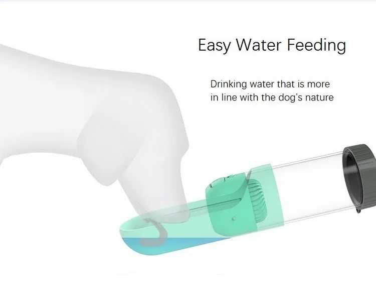 Sticla apa/mâncare,350 ml,filtru carbon,pets,hranitor,dozator