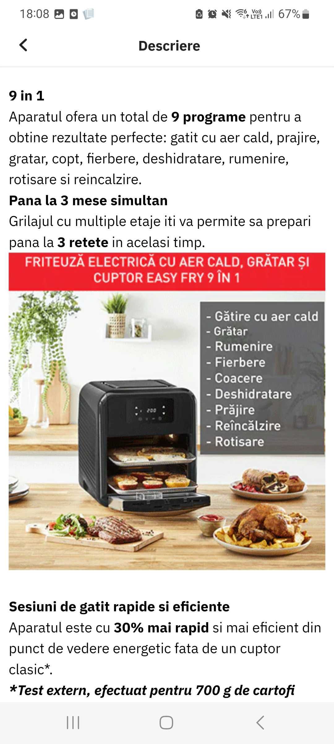 Friteuza Tefal xxl