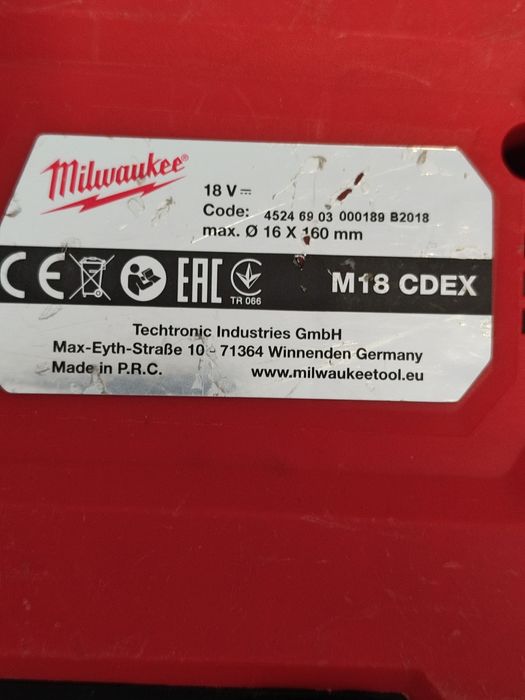 Aspirator Milwaukee M18 chpx