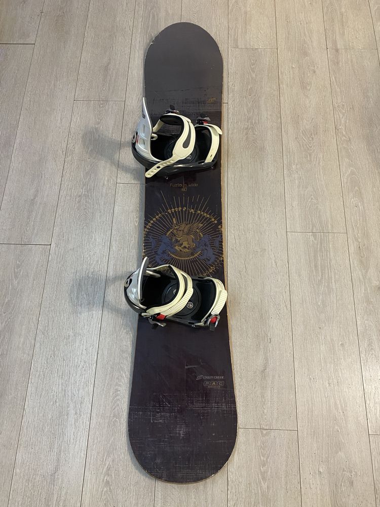 Placa snowboard cu legaturi 159 cm