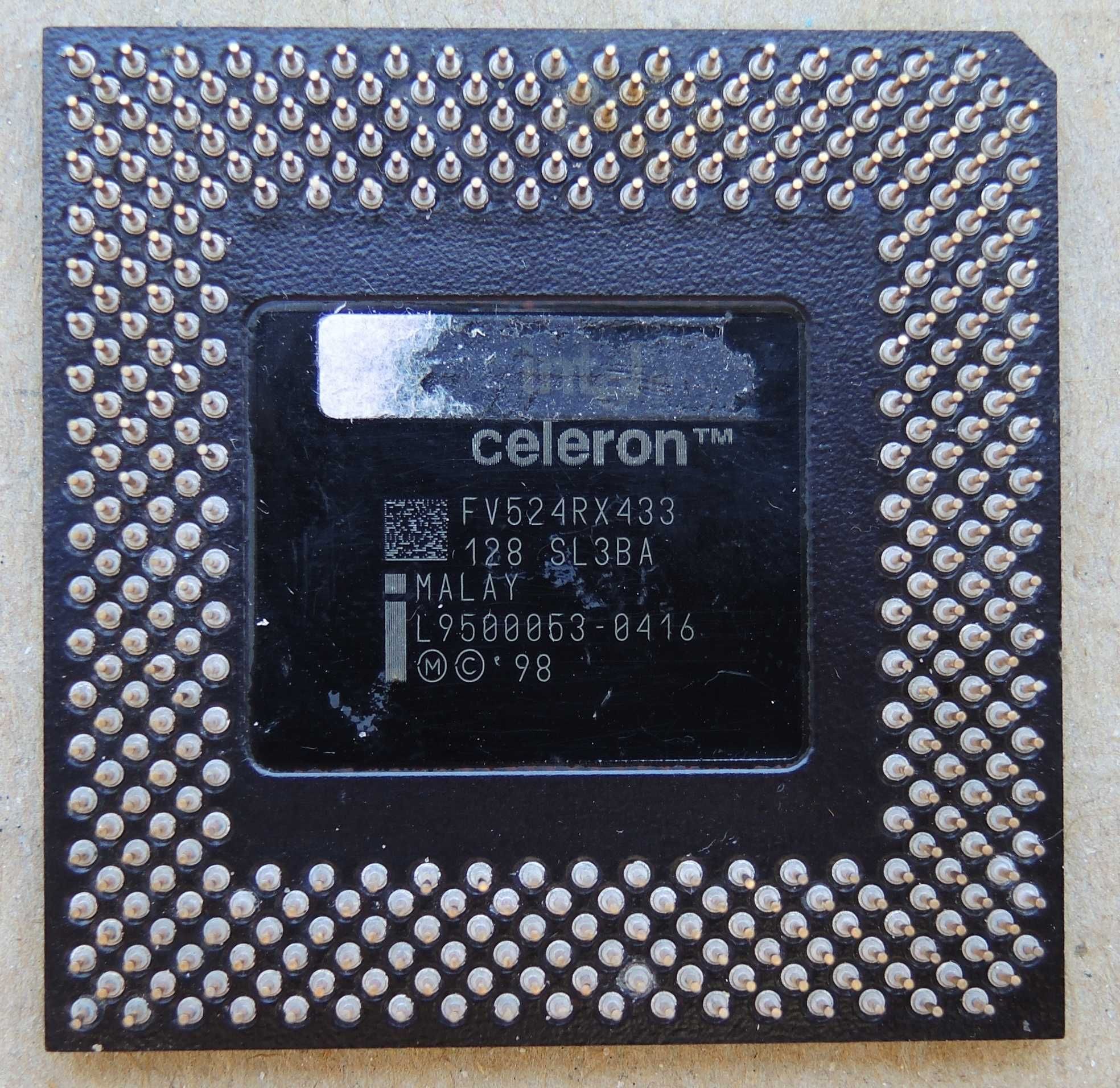 Intel Celeron Mendocino 433MHz SL3BA Socket 370 Testat