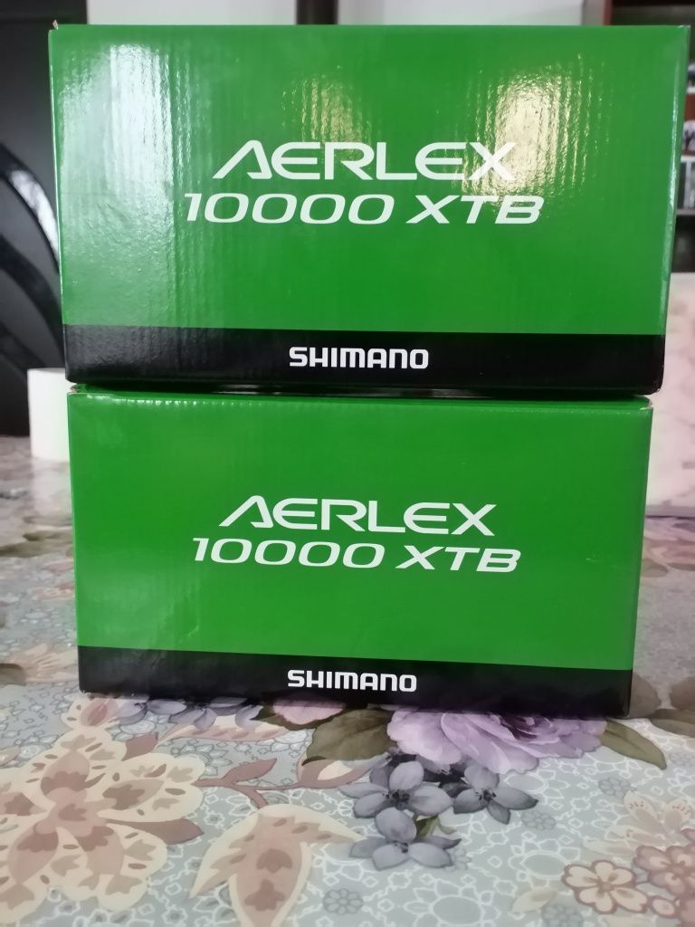 Vând două mulinete Shimano aerlex 10.000 xtb