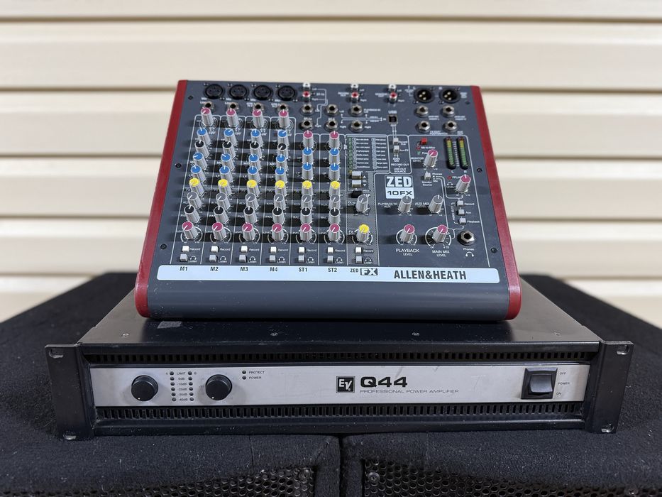 Electro voice q44 микшер allen haeth zed10 fx 2 шт колонки