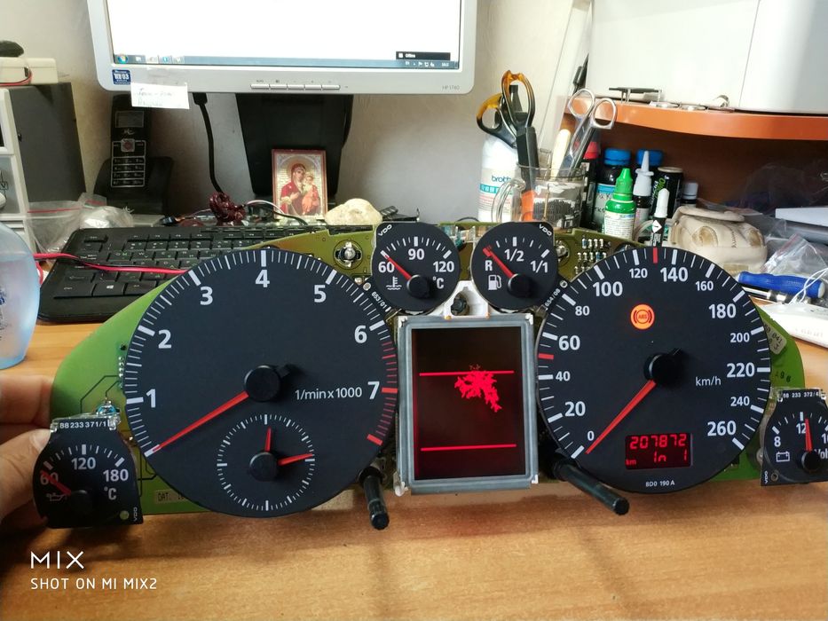 Чисто нов дисплей Full fis за audi a4 (96-97),a8 d2