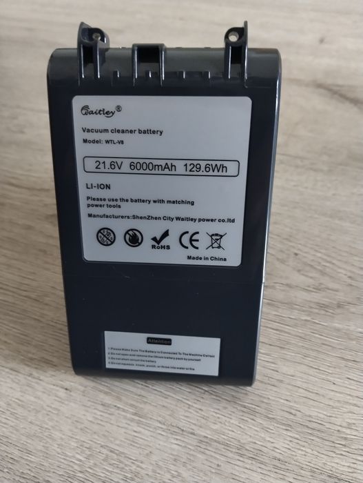 Акумулаторна батерия за прахосмукачка Dyson V8 SV10 21.6V 6000mAh