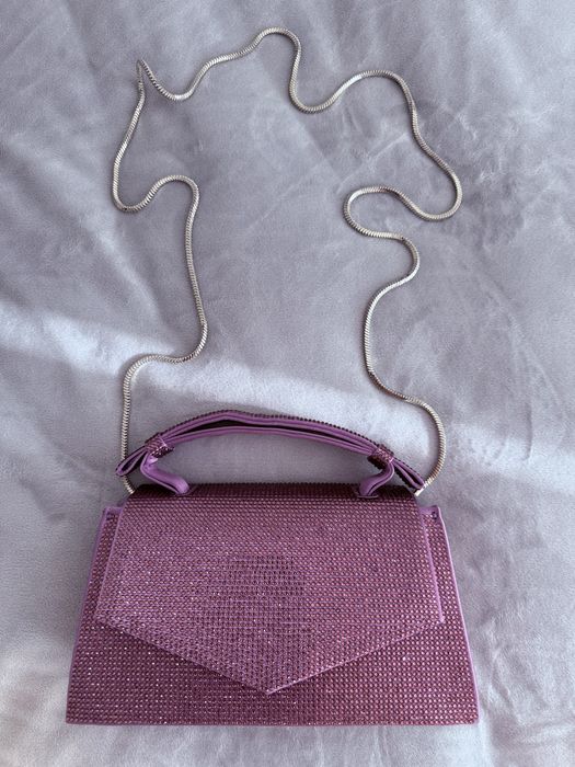 Чанта ZARA , малка , лилава