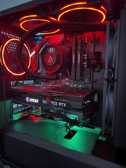 PC Gaming Ryzen 5 5600X, RTX 3050 8GB, 32GB RAM, Cooler Lichid