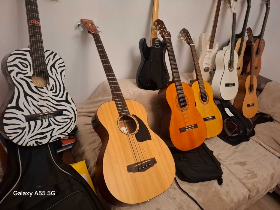 chitara clasica electrobass acustic electric amplificator combo 15w