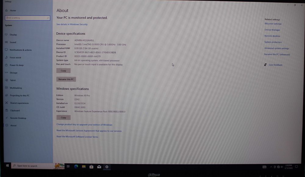Компютър HP ProDesk 400 G6 SFF i3-9100/8GB DDR4/256SSD