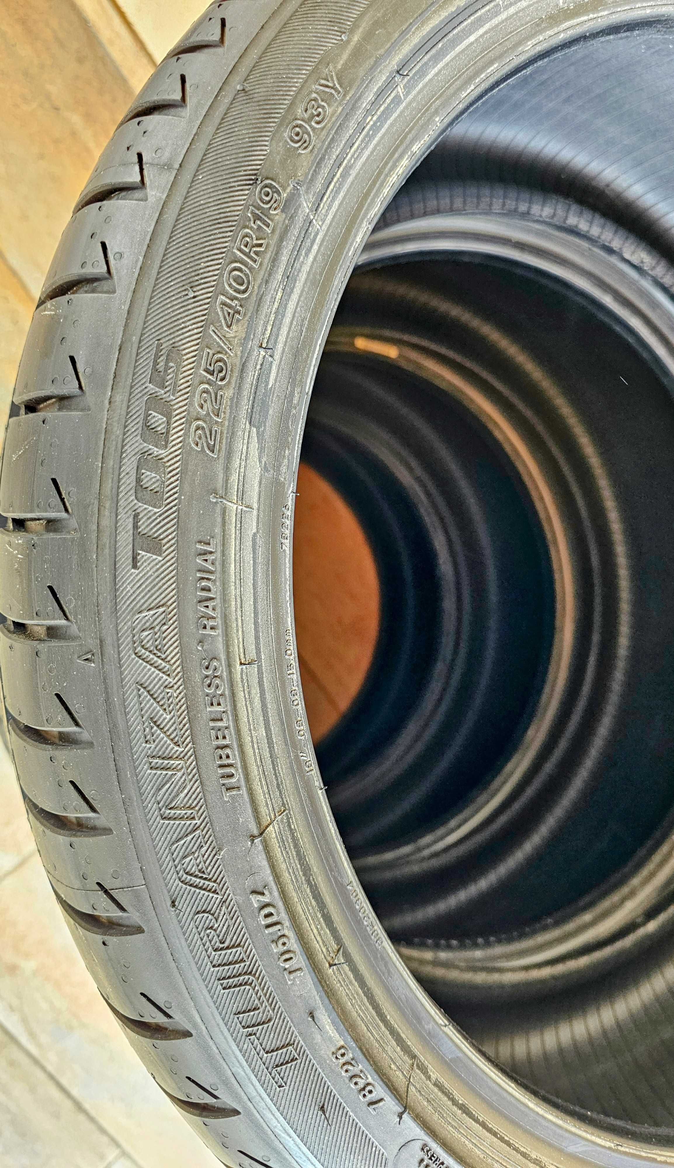 Set 4 anvelope vara BRIDGESTONE TURANZA 225/40 R19