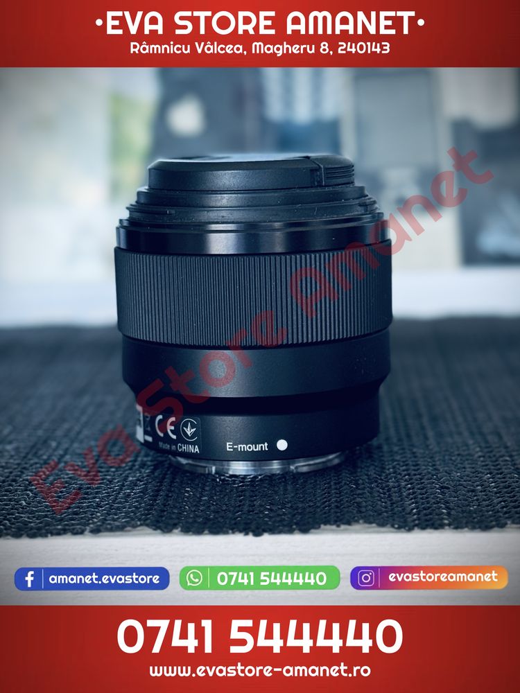 Obiectiv Foto SONY FE 50mm f/1.8 Montura E SEL50F18F
