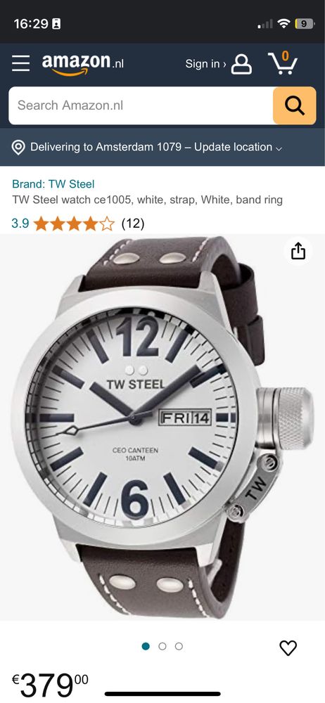 TW STEEL watch / часовник 50мм