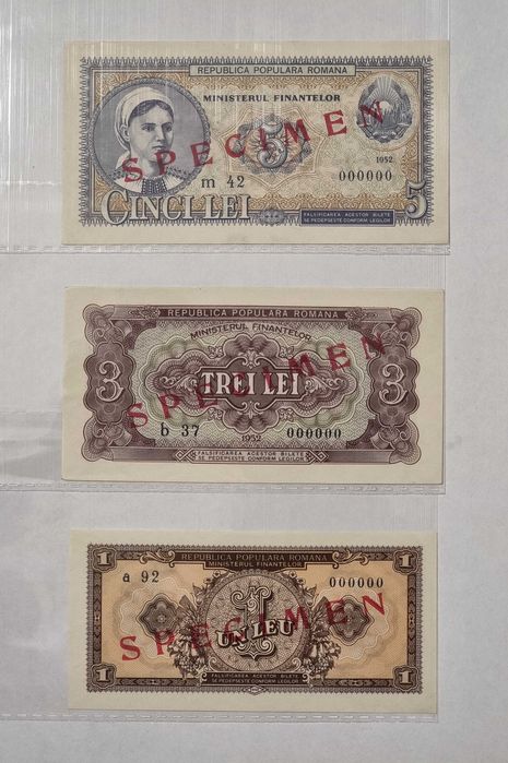 SPECIMEN - UNC! Bancnota romaneasca 100 LEI 1947 VECHE si FOARTE RARA!