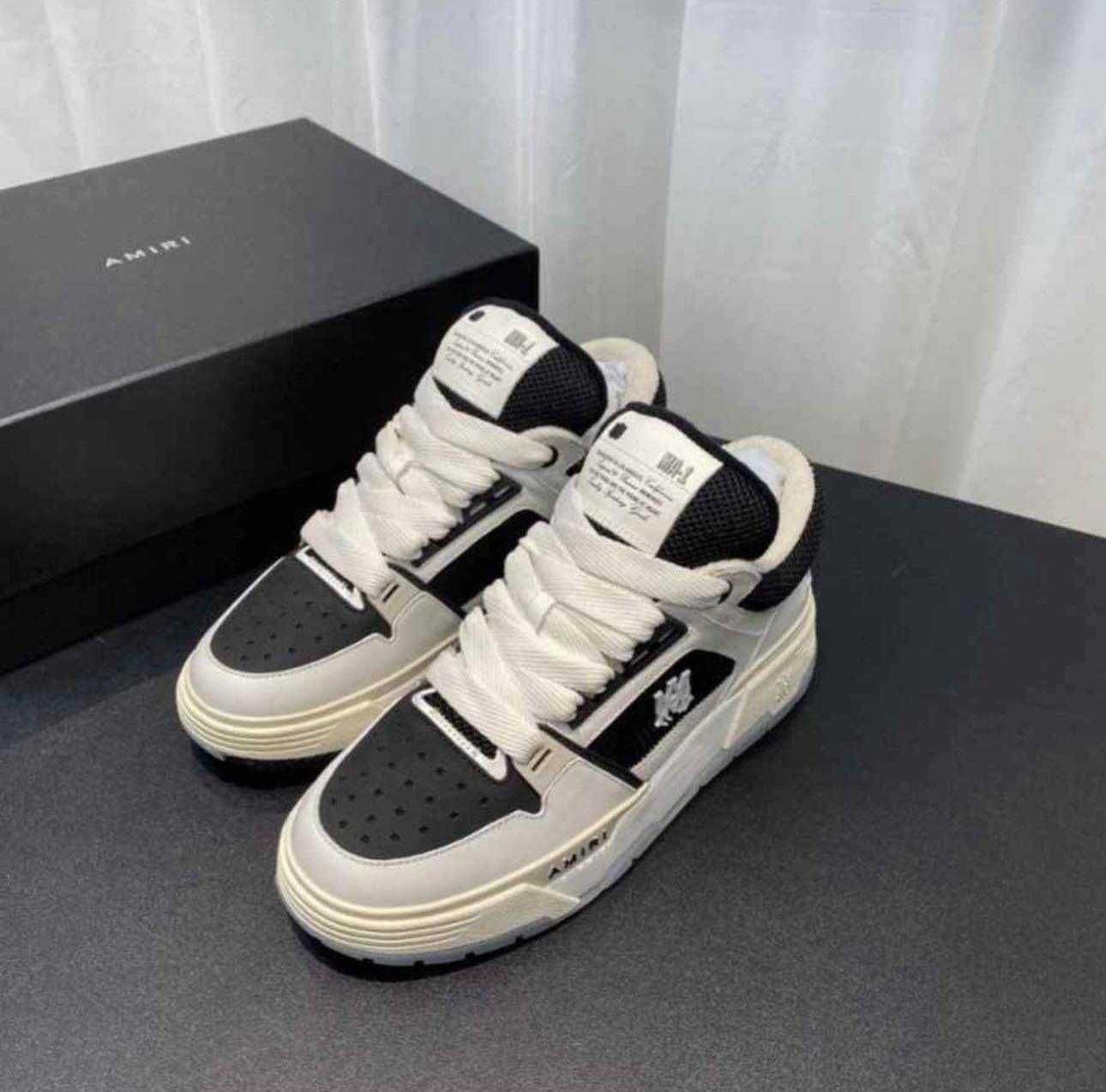 Adidasi Sneakersi AMIRI MA-1 black&white (Livrare cu verificare)