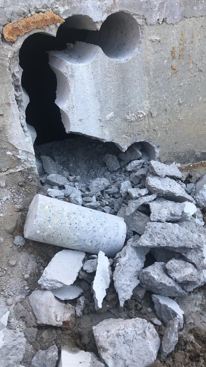 Бурение алмазное мокрое и сухое