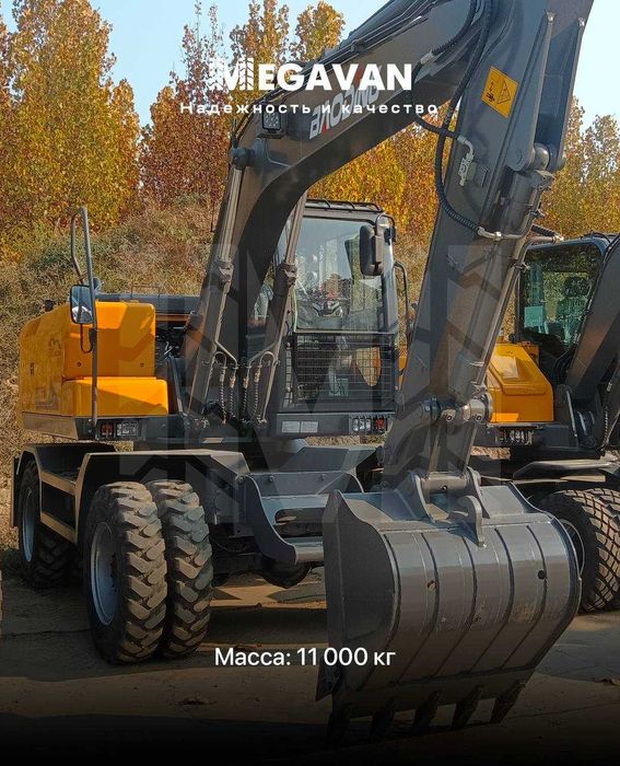 G'ildirakli ekskovator BAODING BD135W Sifat va qulay narx. SHOSHILING!