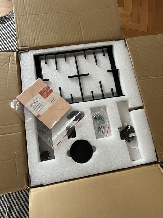 plita incorporabila mixta hybrid gaz electric klarstein