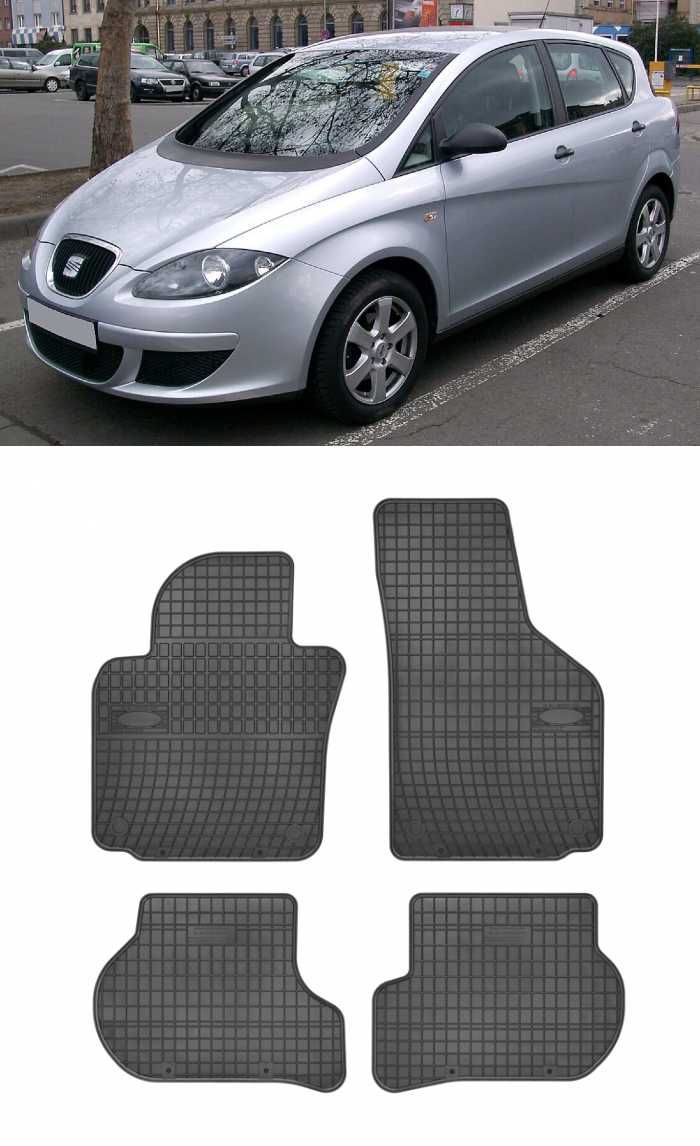 Гумени стелки Frogum съвместими с Skoda Octavia, Seat Leon, VW Golf V