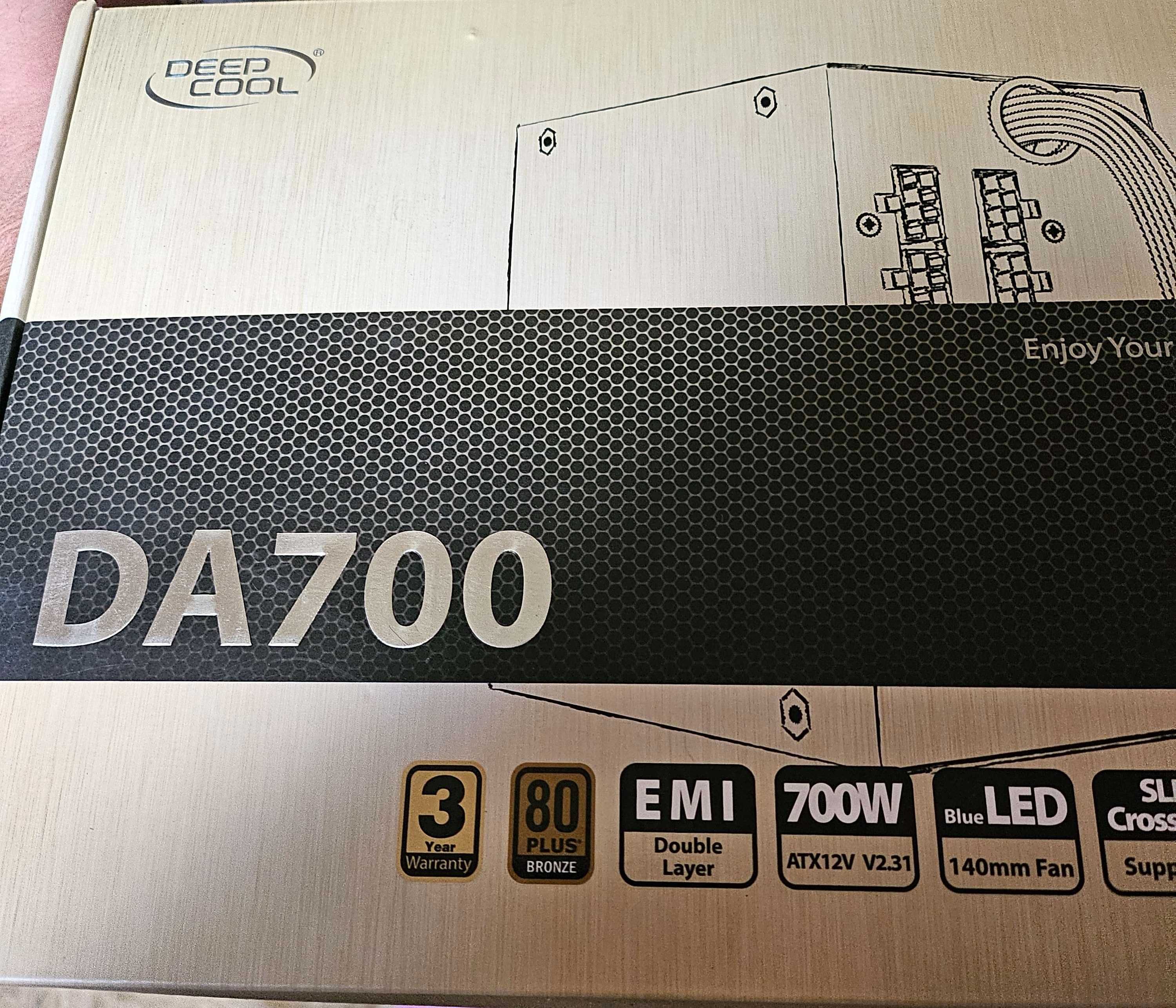 Захранване модулярно Deepcool da700 80 plus bronze 700watts psu
