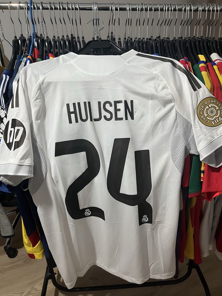 Tricou de fotbal adidas Real Madrid cu Dean Huijsen nr 24 marime M
