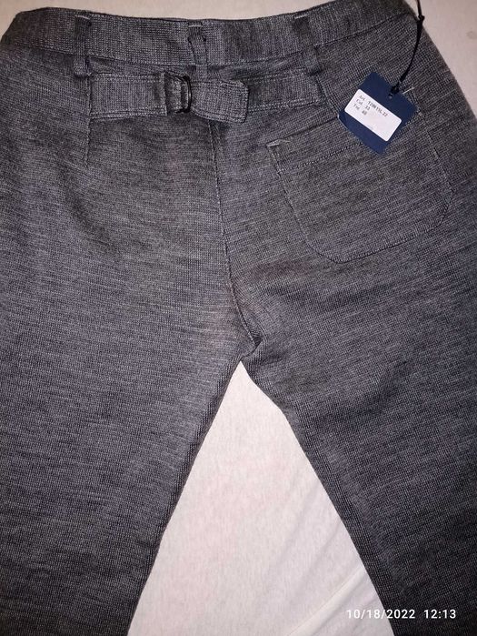 Pantaloni Eleganti MATHS 50% Lana + 50 Bumbac . Made in Italy !