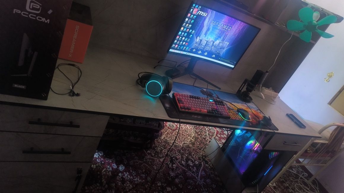 Kampyuter Strimga tayyor. Pubg Strim uchun terganman vashe udar komp