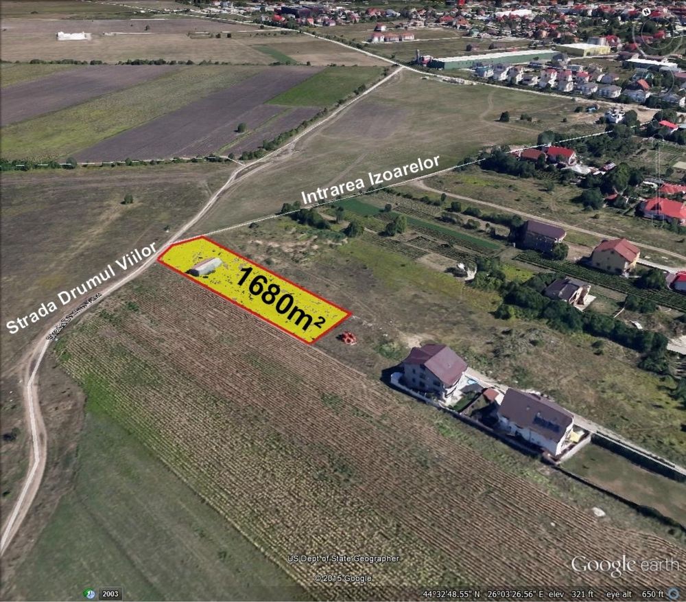 teren 1680 m OTOPEN GRIVITA superb