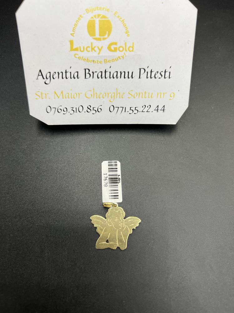Pandant aur 18k 2.12gr cod 17678