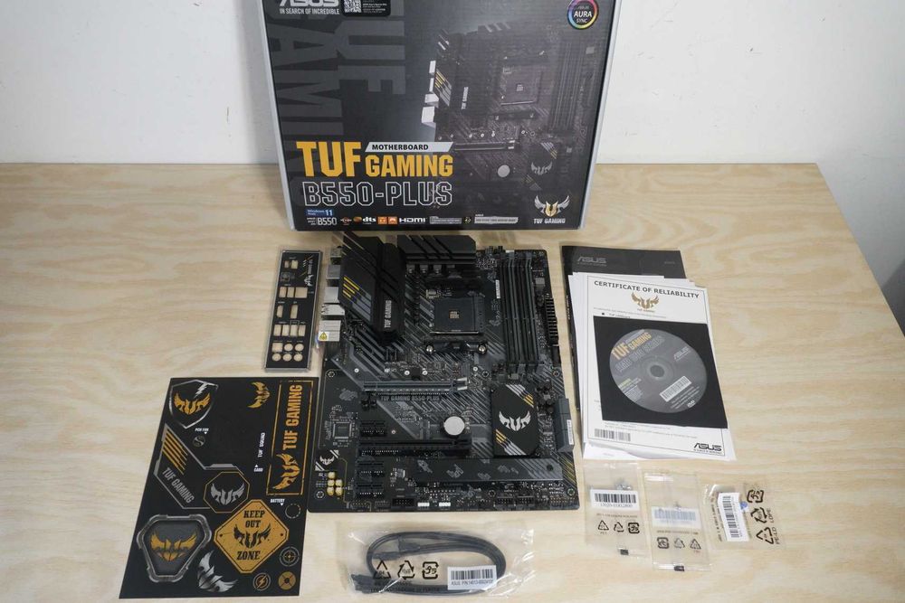 [AM4] ATX Дънна платка, дъно ASUS TUF B550-PLUS GAMING Вкл. ДДС