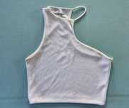 Top Alb Bershka marimea S