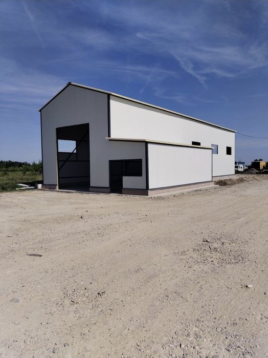 Vand structura metalica din stoc 11x35x4m confecționată din ipe 180