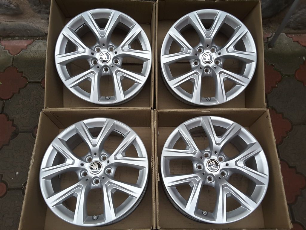 jante aliaj 17; 5x112;  Skoda Karoq, Superb, Scout, Octavia 2, 3, 4