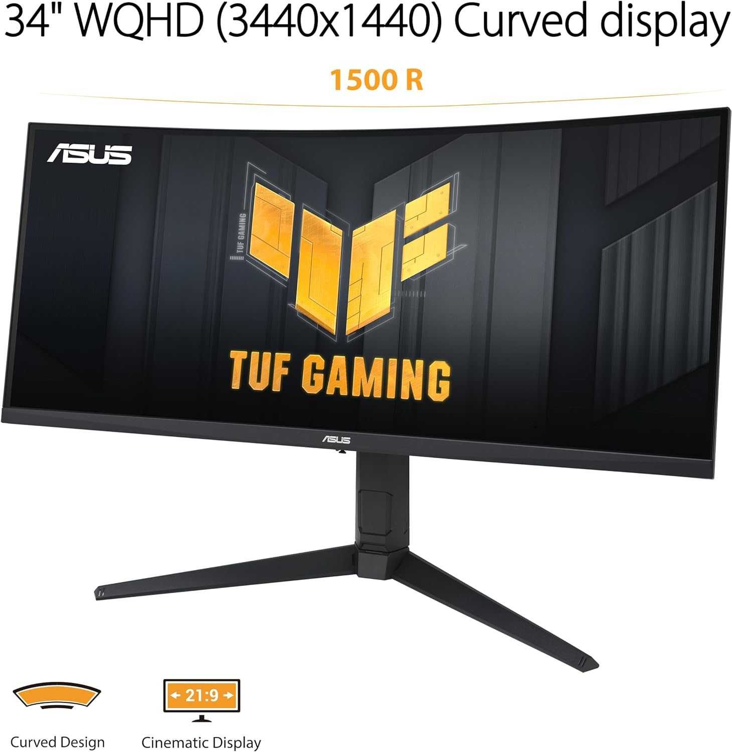 [НОВЫЙ] Монитор ASUS TUF VG34VQL3A | 34" 3K 180Hz Curved VA