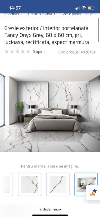 Gresie exterior/ interior portelanata 60x60