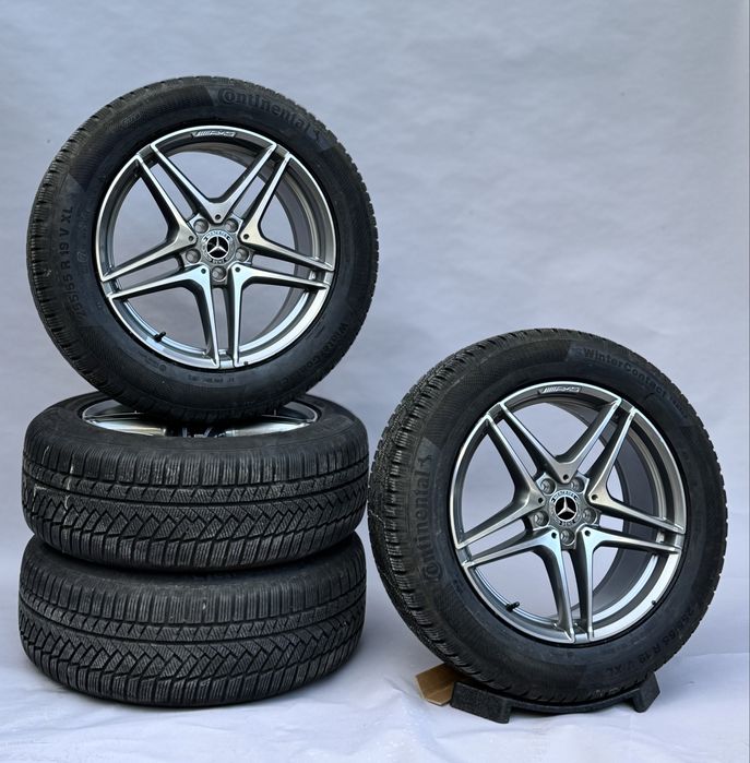 Нови ! Оригинални джанти 19 цола amg 5x112 със зимни гуми